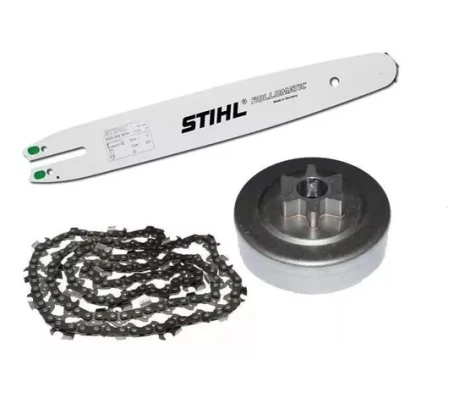 Piñón + Cadena + Espadín 30 cm. Paso 1/4 » STIHL ( Kit CARVING )